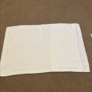 DOCOFIL White Textured Euro Pillow Shams Set of 2 made in Portugal Cotton